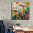 thumbnail image 6 of Epic Graffiti 'Garden Brightness' by Silvia Vassileva, Canvas Wall Art, 37"x37", 6 of 8