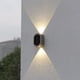 thumbnail image 1 of Lámpara De Pared Proyector de pared de plástico para iluminación exterior LED solar para jardín (C), 1 of 8