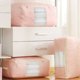 thumbnail image 4 of Bolsa de almacenamiento de ropa de cama grande, organizador de tela, caja plegable para ahorrar espacio en el armario (1 # rosa), 4 of 8