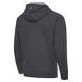 thumbnail image 3 of Men's Antigua Charcoal Orlando Magic New Logo Victory Full-Zip Hooded Sweatshirt, 3 of 3