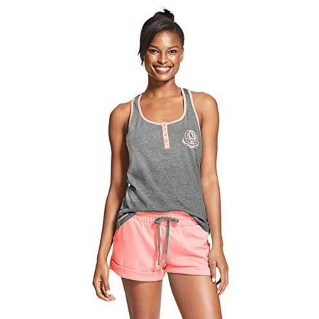 U.S. Polo Assn. Womens Racer Back Tank Top & Pajama Shorts sleepset Mint X-Large