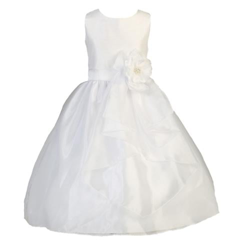 big girls white dress