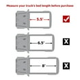 thumbnail image 2 of Mescukay Quad Fold Soft Folding Truck Bed Tonneau Cover Compatible for Ford F150 2009-2014, 4 Folding Bed Cover for Ford F-150, 5.5ft/67 inch Bed Fleetside, 2 of 7
