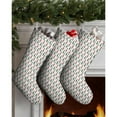 thumbnail image 3 of 3 Pcs Christmas Stockings,White Christmas Nutcracker Pattern Stockings Christmas,14.8'' Xmas Stockings,Christmas Party Favors,Christmas Party Decorations,Christmas Stockings Personalized, 3 of 5