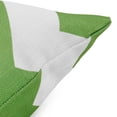 thumbnail image 2 of Quality Home Oxford Basketweave Chevron Print Pillow - Insert Not Included - Green - 18" x 18" - (2 Pillow Covers), 2 of 3