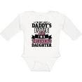 thumbnail image 3 of Inktastic Im Not Just Daddys Little Im a Truckers Daughter Girls Long Sleeve Baby Bodysuit, 3 of 5