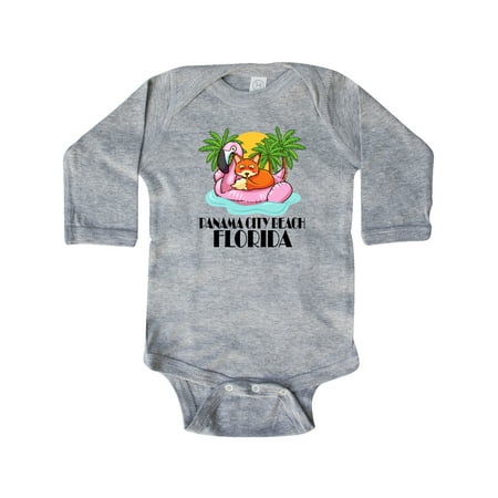 

Inktastic Panama City Beach Vacation Gift Baby Girl Long Sleeve Bodysuit