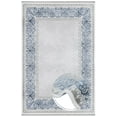 thumbnail image 6 of Dahlias Blue Geometric Acrylic Area Rugs for Living Room Jacquard Textured Modern Rugs Soft Geometric Rug for Bedroom Washable Rug Non-Slip Bohemian Carpet Perfect for Dining Room Office Beige, 6 of 6