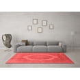 thumbnail image 3 of Ahgly Company Indoor Round Medallion Red French Area Rugs, 8' Round, 3 of 4