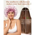 thumbnail image 4 of Gorro de seda AWAYTR para mujeres que duermen, 100% seda de morera, 4 of 7