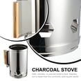 thumbnail image 3 of Homoyoyo BBQ Chimney Starter with - Handle, Ignition for Easy Lighting and Grilling, 3 of 5