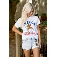thumbnail image 5 of First on the Moon USA Flag Astronaut Plus Size Crewneck Graphic Tee Shirt Brisco Brands 2X, 5 of 6