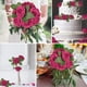 thumbnail image 4 of Paquete de 25 rosas artificiales realistas con tallo para ramos de boda, centros de mesa, fiestas nupciales, decoración del hogar (fucsia, 25 piezas), 4 of 4