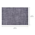 thumbnail image 6 of Placemats Set of 24 for Dining Table, Table Placemats, Rectangular PVC Vinyl, 18x12 Inches - Gray, 6 of 8