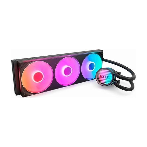NZXT Kraken Core RGB 360mm All-in-One Liquid CPU Cooler with LCD Display, Black