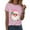 Pink, variant on larppty Christmas Shirts Women Santa T-Shirts Xmas Graphic Tee Holiday Tops (Orange, XXL)