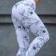 thumbnail image 5 of Gibobby Yoga pants mujer Pantalones de Yoga deportivos ajustados y transpirables con estampado Digital de flores y negras de talle para mujer(Blanco,XL), 5 of 5