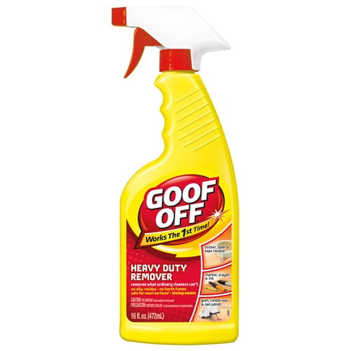 Goof Off Heavy Duty Remover Spray Cleaner, 16 fl oz
