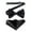 B-Black 2, variant on Bow Ties for Men Pre-tied Paisley Bow Ties Pocket Square Set Men's Bowtie Wedding Party