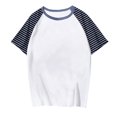 thumbnail image 4 of Birdeem Blouses pour Femmes Mode Féminine Imprimée Col Rond Manches Courtes T-Shirt Décontracté, 4 of 12