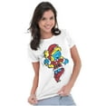 thumbnail image 3 of Smurfette Christmas Ms. Santa Claus Women's T Shirt Ladies Tee Brisco Brands S, 3 of 5