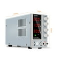 thumbnail image 4 of Adjustable Dc Power Supply LED Digital Display Voltage Regulator Switch 60V 5A Laboratory Bench Source 30v 10a NPS306W 3010W ,Low-loss, 4 of 7