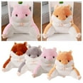 thumbnail image 6 of Hamster Reading Pillow with Arms for Adults,Back Pillow for Bed Sitting Up,Soft Plush Backrest Pillow,Cartoon Office Chair Lumbar Support Bed Rest Pillow (Orange, 17.7x15.7 inches), 6 of 6