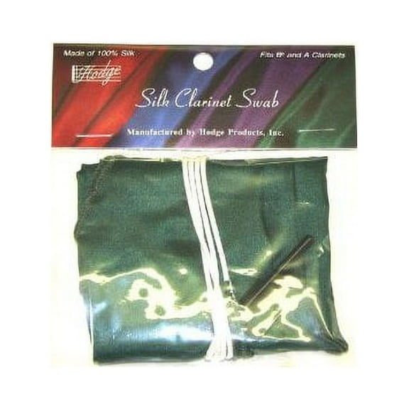 Hodge Silk Bb and A Clarinet Swab - Green