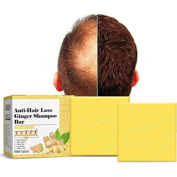 Ginger Shampoo Soap, Hair Growth Shampoo, Solid Shampoo Soap, Hair Growth Shampoo, 1pc--