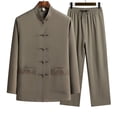 thumbnail image 2 of Men's underwear Dark Suit Buttons Suit Tuxedo Rentals Jacket And Pant Set for Men Men Fashion Dress Tie Set Big And Tall Suits Custom Jackets for 3 Button Mens Letter Printed Round Green 2XL, 2 of 5