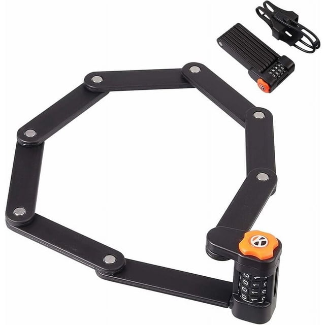Ultimate Bike Guardian, candado para bicicleta plegable de alta seguridad, compacto y liviano para trabajo pesado, antirrobo, fácil de transportar, protector inteligente y seguro para ciclistas