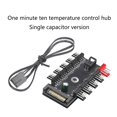 thumbnail image 2 of CNKOO 4Pin PWM Cooling Fan HUBs Splitters Fan Regulator for PC Case Efficient Cooling Effective Temperature Regulation Board, 2 of 7