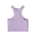 thumbnail image 3 of asjyhkr Ribbed Knit Tank Tops for Women Crew Neck Sleeveless Solid Color Camisole Summer Casual Cami Shirts, 3 of 3