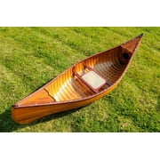HomeRoots Decor 20.25 In. x 70.5 In. x 15 In. Wooden Canoe with Ribs