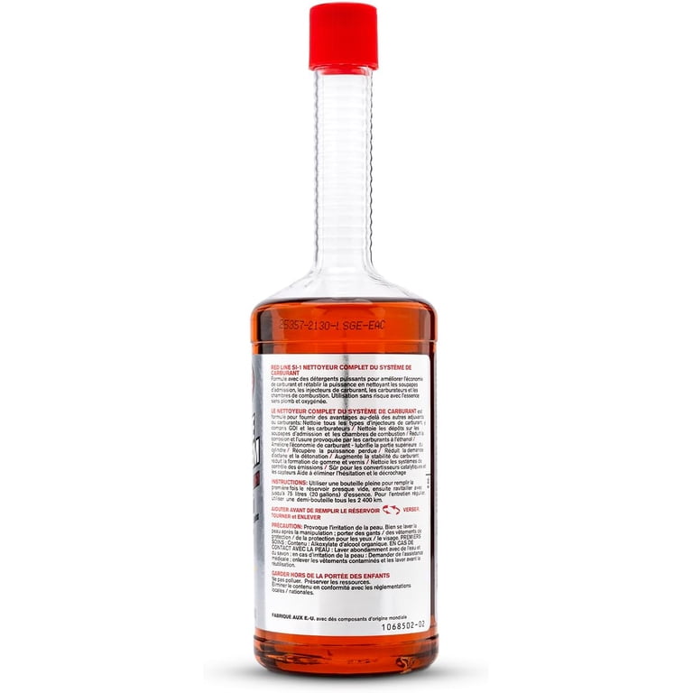 Redline, 15 Ounce Fuel System Cleaner, Cleans Injectors