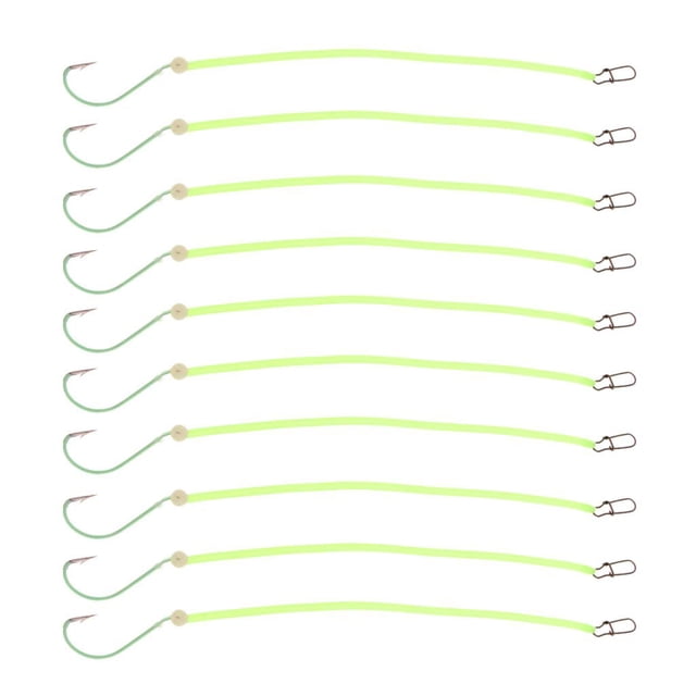 10pcs Aparejos Accesorios para Caña Atados Tubo de Tamaño del 18 shamjiam Aparejos de chod listos para atar