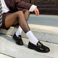 thumbnail image 3 of DREAM PAIRS Women's Classic Loafers Shiny Patent Leather Slip-On Shoes with Horsebit Detail Comfortable Round Toe Dress Shoes, 3 of 7