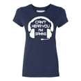 thumbnail image 2 of I Can't Hear You I'm Gaming Women's T-shirt, 2XL, Navy, 2 of 5