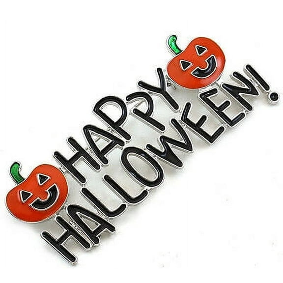 Happy Halloween Party Event Jack-O-Lantern Pumpkin Brooch Pin Costume Jewelry z1