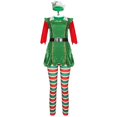 thumbnail image 2 of de gorro para disfraz, elegante clásico con cinturón, con capucha, , Navidad, Sra. Papá Noel, para mujeres, para mujeres, Yinane Traje de Santa Claus, 2 of 8