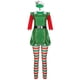 thumbnail image 2 of conjunto de cinturón de disfraces clásico rojo navideño, sombrero de , disfraz con capucha, señora Papá Noel, mujer para año Colco Traje de Santa Claus, 2 of 8
