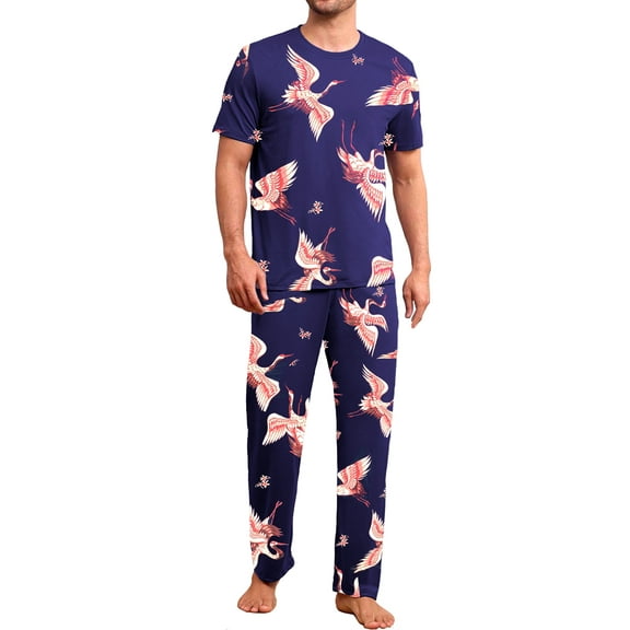 Conjunto De Pijama Shendy Vendy 2 Piezas Para Hombre Elegante Camisa Pantalon