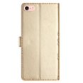 thumbnail image 3 of Leather For iPhone 16e Case Cherry Blossom&Butterfly Embossed Flip Wallet Leather Case with Card Holder Magnetic Closure Shockproof Kickstand Protective Phone Cases Cover,Gold,For iPhone 16e, 3 of 8