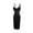 Black, variant on Shapewear Slips for Under Dresses Adjustable Spaghetti Strap Bodycon Full Slip Dress Tummy Control Seamless Shaping Midi Dress Body Shaper