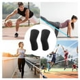 thumbnail image 6 of Unique Bargains 1 Pair Lightweight Knee Pads Large Size Black, 6 of 6