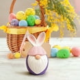 thumbnail image 5 of AURIGATE Easter Bunny Gnome Figurine,Egg-Shaped Rabbit Tomte Ornament for Spring Home Tabletop Easter Holiday Decor, 5 of 6