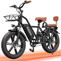 750W Electric Bike for Adults,30MPH eMTB 48V 15AH Removable Battery Mountain Bike,Full Suspension 7 Speed Electric Bicycles,20"Fat Tire Beach City off Road E-Bike UL2849