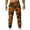 Orange, variant on toraway Summer Baggy Cargo Pants Men Cotton Men's Sweatpants Pants Soft Comfy Loose Wide Leg Trousers Sports Running Jogger Straight Leg Pants L