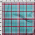 thumbnail image 3 of oneOone Cotton Flex Fabric Madras Check Printed Fabric 1 Yard 40 Inch Wide, 3 of 4