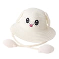 thumbnail image 2 of Gorro de Playa Hugo con Orejas de Conejo Sombrero de Paja para Niños, 2 of 10